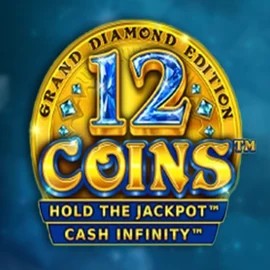 12 Coins Grand Diamond Edition by Wazdan, showcased at luckeracasinoo.com – game logo