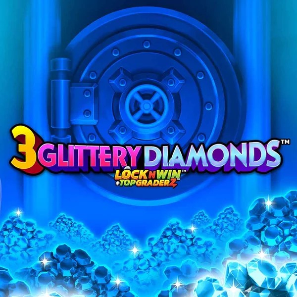 3 Glittery Diamonds logo by PearFiction Studios at Luckera Casino