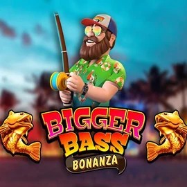 Bigger Bass Bonanza by Pragmatic Play, showcased at luckeracasinoo.com – game logo