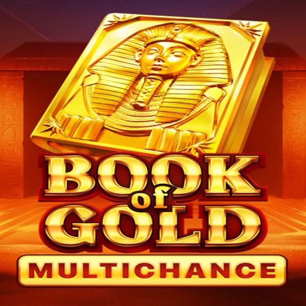 Book of Gold Multichance slot logo by Playson at Luckera Casino