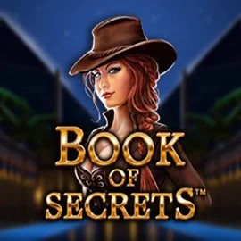 Book of Secrets slot logo by SYNOT Games at Luckera Casino