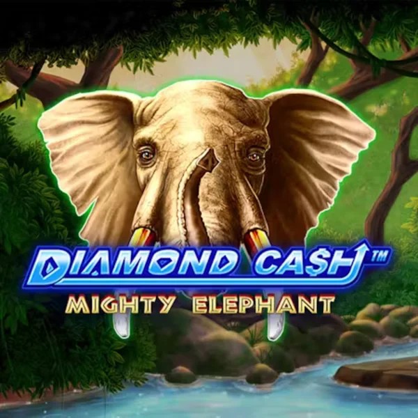 Diamond Cash Mighty Elephant by Greentube, showcased at luckeracasinoo.com – game logo