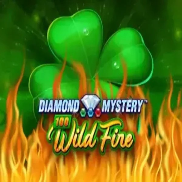 Diamond Mystery 100 Wild Fire slot visual from Greentube available on luckeracasinoo.com