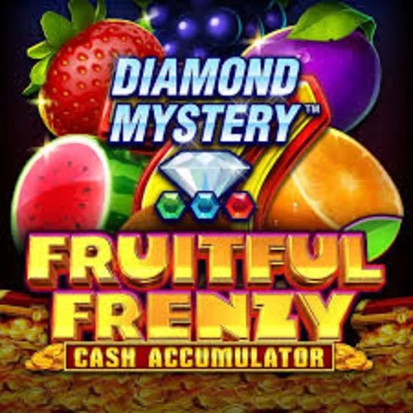 Diamond Mystery Fruitful Frenzy Cash Accumulator slot visual from Greentube available on luckeracasinoo.com