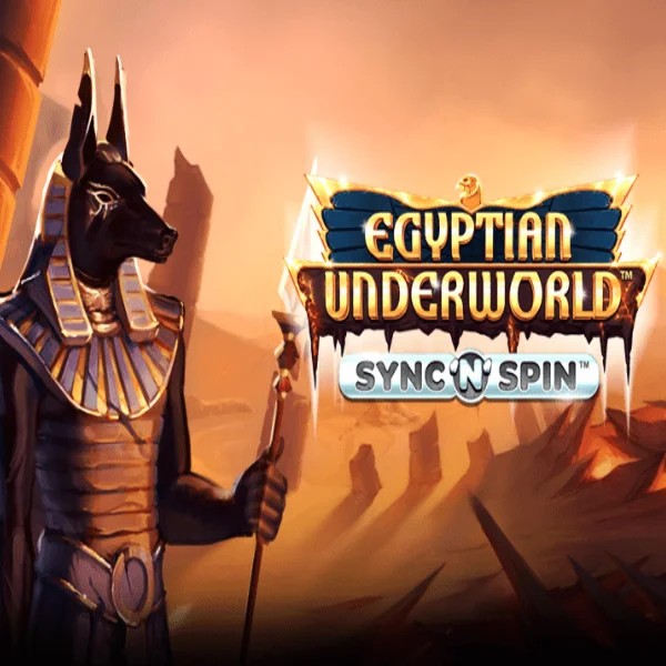 Egyptian Underworld slot logo by Greentube at Luckera Casino