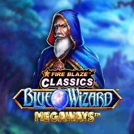 Try Fire Blaze Blue Wizard Megaways slot by Rarestone Gaming on luckeracasinoo.com – logo image