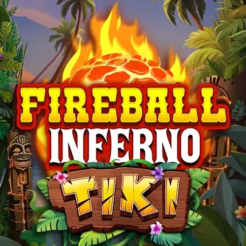 Fireball Inferno Tiki casino game by NetEnt – featured logo at Luckera Casino