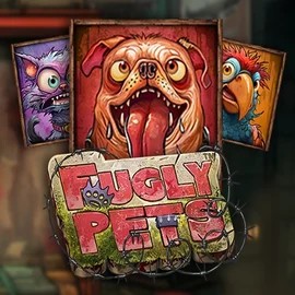 Try Fugly Pets slot by Stakelogic on luckeracasinoo.com – logo image
