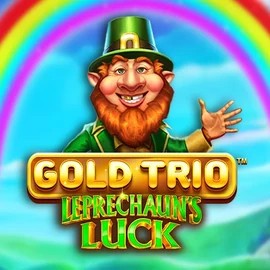 Gold Trio Leprechaun's Luck by Playtech, showcased at luckeracasinoo.com – game logo