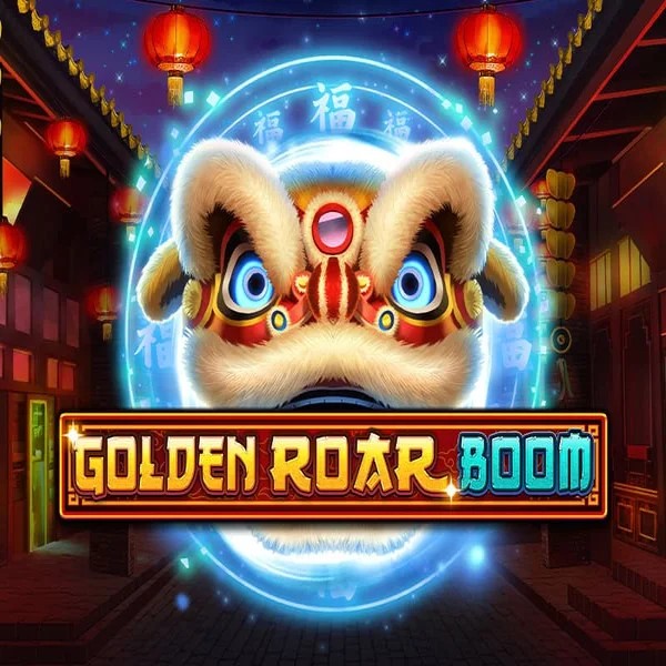 Golden Roar BOOM slot logo by Greentube at Luckera Casino