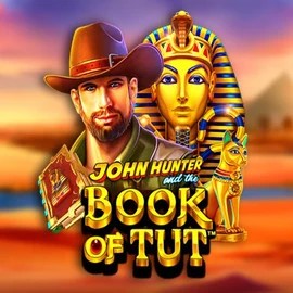 John Hunter and the Book of Tut online game logo by Pragmatic Play on luckeracasinoo.com