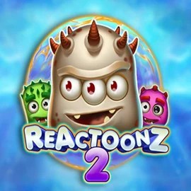 Reactoonz 2 online game logo by Play'n GO on luckeracasinoo.com