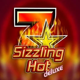 Sizzling Hot Deluxe slot logo by Novomatic at Luckera Casino