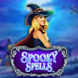Spooky Spells online game logo by Novomatic on luckeracasinoo.com