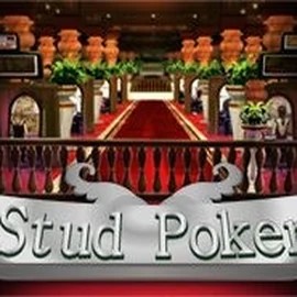 Stud Poker 3D online game logo by iSoftBet on luckeracasinoo.com
