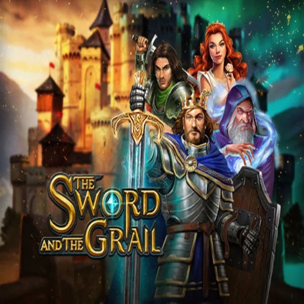 Official Slots logo: The Sword and the Grail by Play'n GO at Luckera Casino