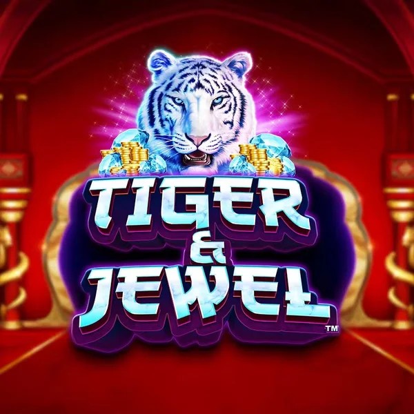 Tiger and Jewel online game logo by Greentube on luckeracasinoo.com